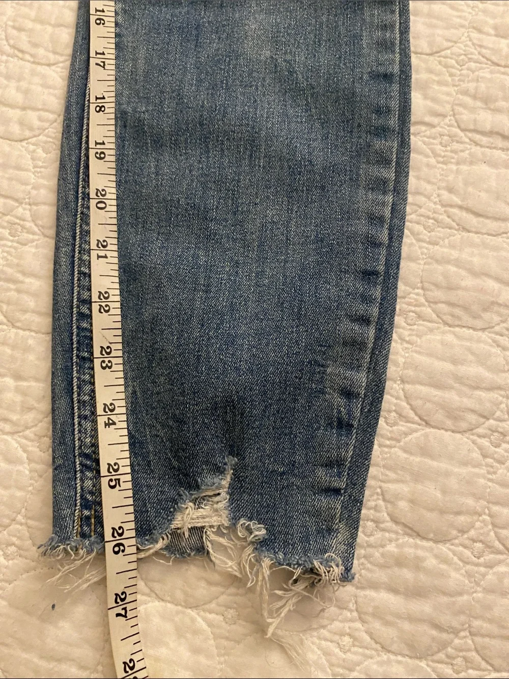 Daze Women's Skinny high rise Jeans in Medium Blue